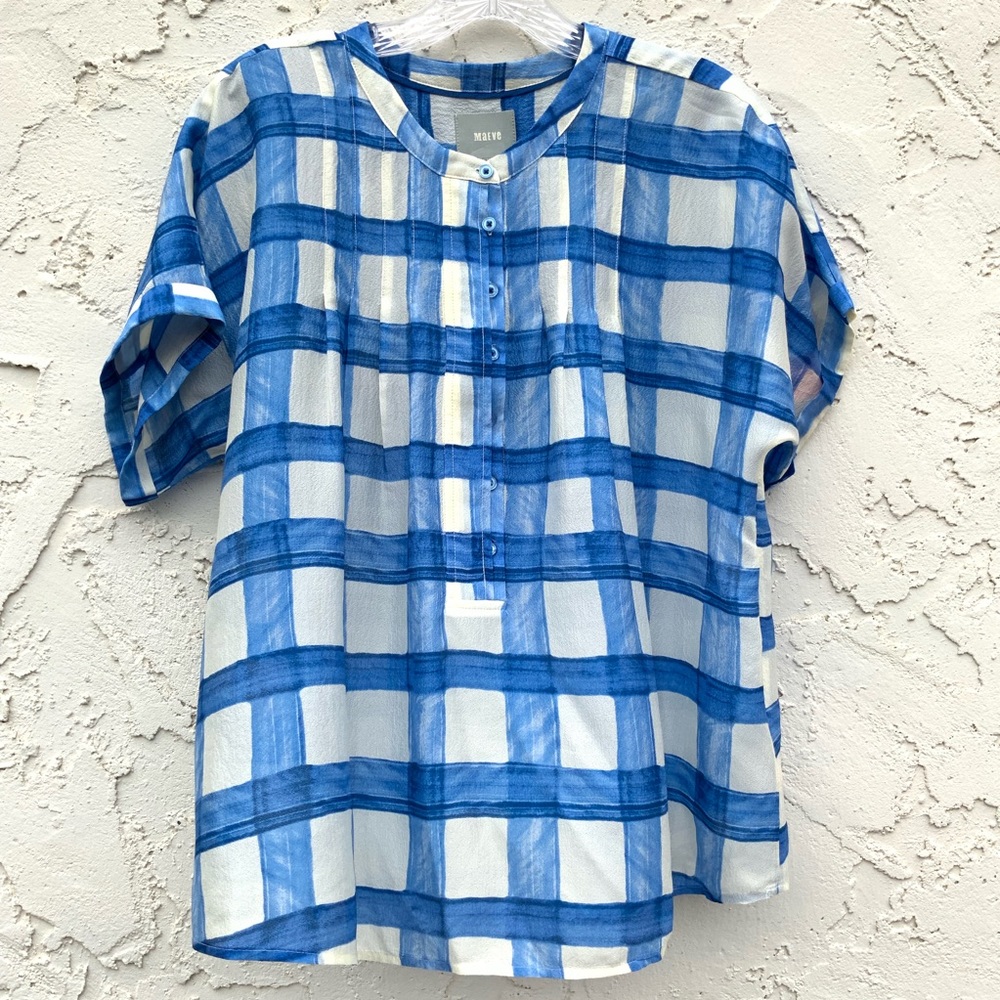 Maeve Women’s Stripes Blue/White Top
